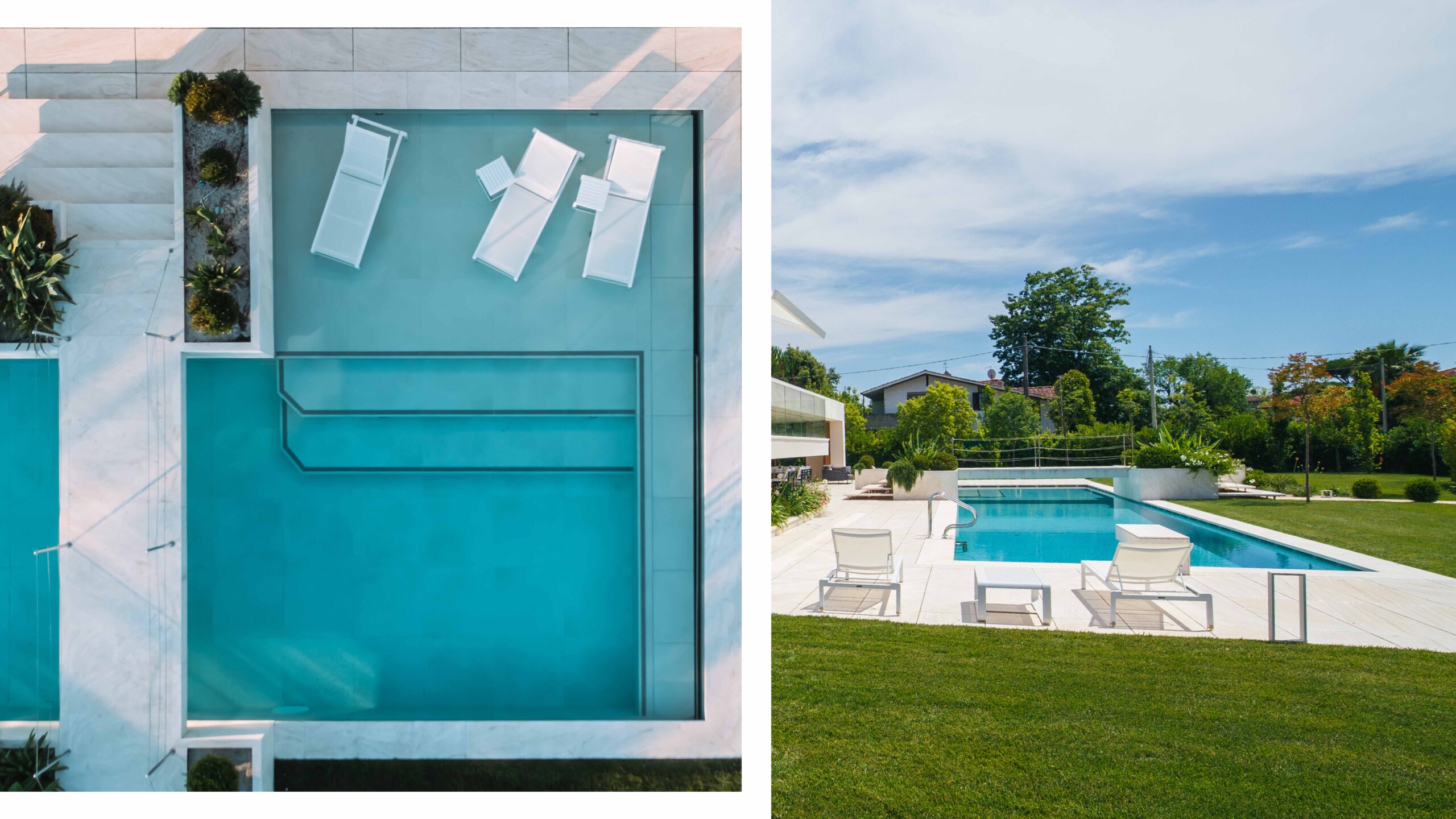 The colour of water in Forte dei Marmi