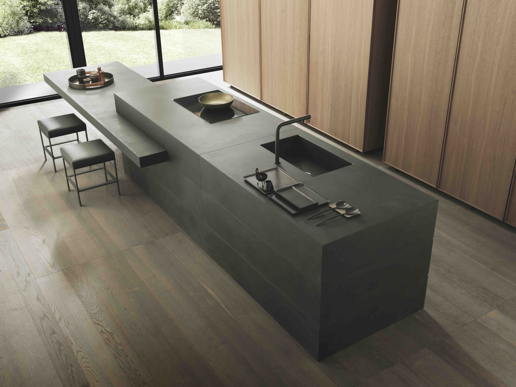 Offene Küche in modernem Design | Laminam